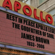 Marquee of the Apollo Theater during the James Brown viewing on Dec. 28, 2006, in New York City
Bryan Bedder/Getty Images